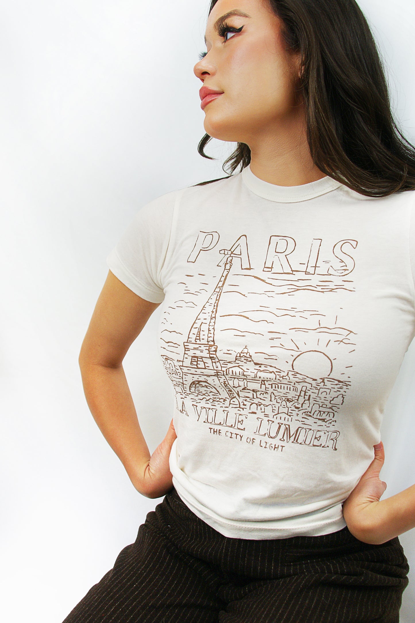 City Of Light Graphic Baby Tee