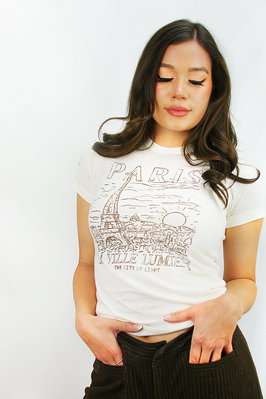 City Of Light Graphic Baby Tee