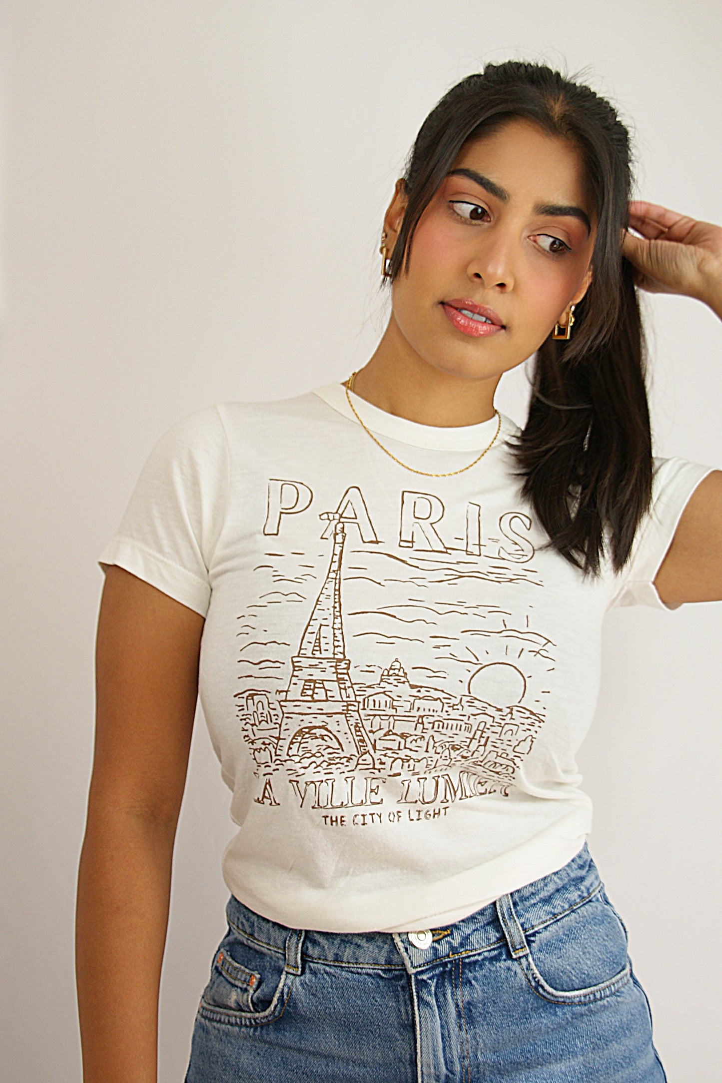 City Of Light Graphic Baby Tee